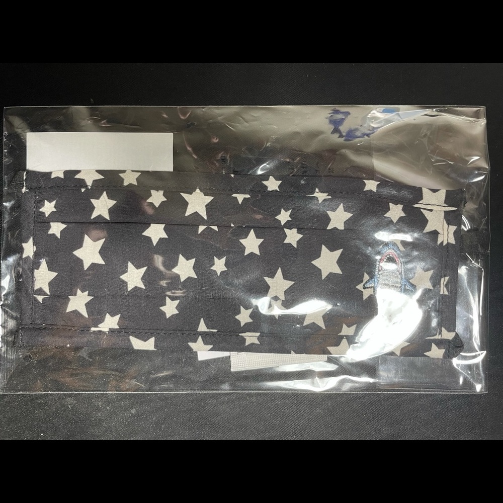 Coach shark with stars face mask